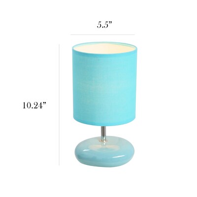 Simple Designs 10.24" LED Table Lamp, Blue (LT2005-BLU-LB)
