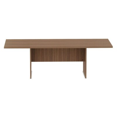 Alera Valencia Series Conference Table, Rect, 94.5 x 41.38 x 29.5, Mod Walnut (ALEVA613622WA)