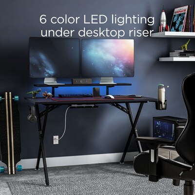 Flash Furniture 55 X 24 Extra Large Gaming Desk With Headphone