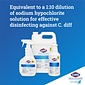 Clorox Healthcare Bleach Germicidal Cleaner, Pull-Top 32 Ounces, 6 Bottles/Case (68832)