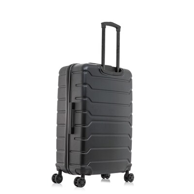 InUSA Trend 28" Hardside Suitcase, 4-Wheeled Spinner, Black (IUTRE00L-BLK)