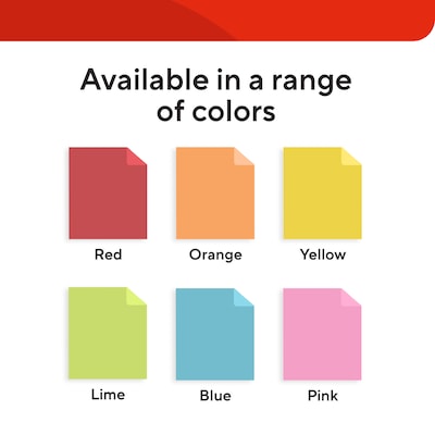 Staples Brights Multipurpose Colored Paper, 20 lbs., 8.5" x 11", Lime, 500/Ream (25206)