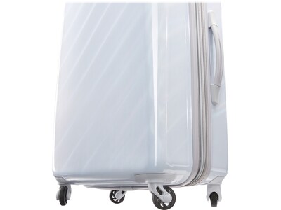 American Tourister Moonlight ABS/Polycarbonate Hardside Luggage, Iridescent White (92505-8437)