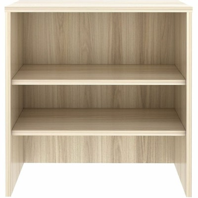 Lorell Essentials 36 2-Shelf Bookcase with Adjustable-Shelves, Modern Elm Laminate (LLR66334)