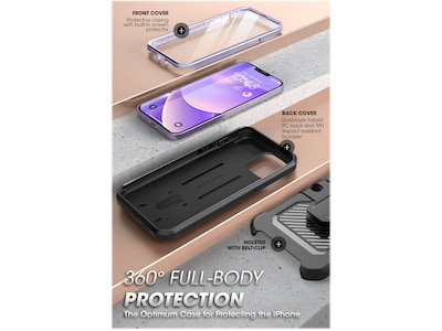 SUPCASE Unicorn Beetle PRO Deep Purple Rugged Case for iPhone 14 Plus (SUP-iPhone2022-6.7-UBPro-SP-Mauve)