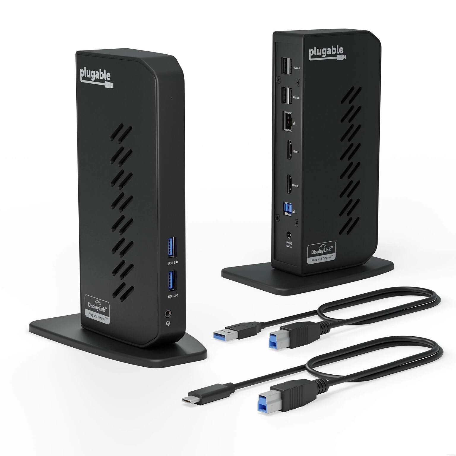 Plugable USB 3.0 and USB-C Universal Laptop Docking Station for Windows (UD-3900Z)