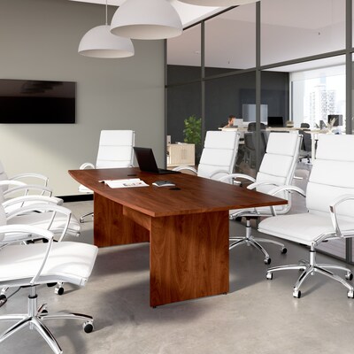 Bush Business Furniture 96 Boat Shaped Conference Table, Hansen Cherry (99TB9642HCK)