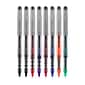 uniball Vision Needle Rollerball Pens, Fine Point, 0.7mm, Assorted Ink, 8/Pack (1734916)