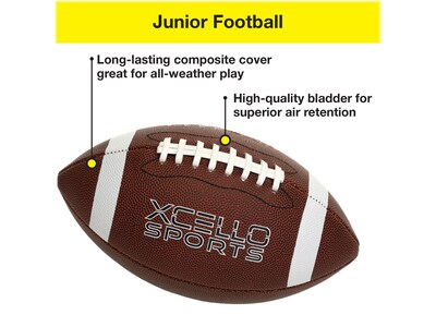 Xcello Sports Multisport 3-Ball Assortment Set, Assorted Colors (XS-SB-BB-JRFB-3)