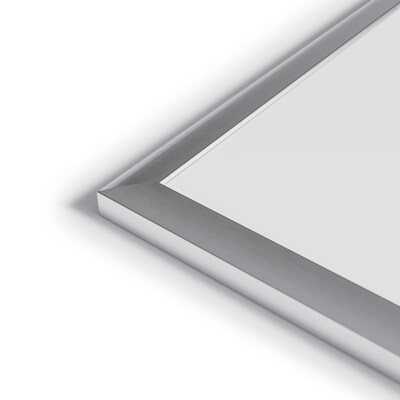 U Brands Magnetic Porcelain Dry-Erase Whiteboard, Aluminum Frame, 4' x 3' (4900U00-01)