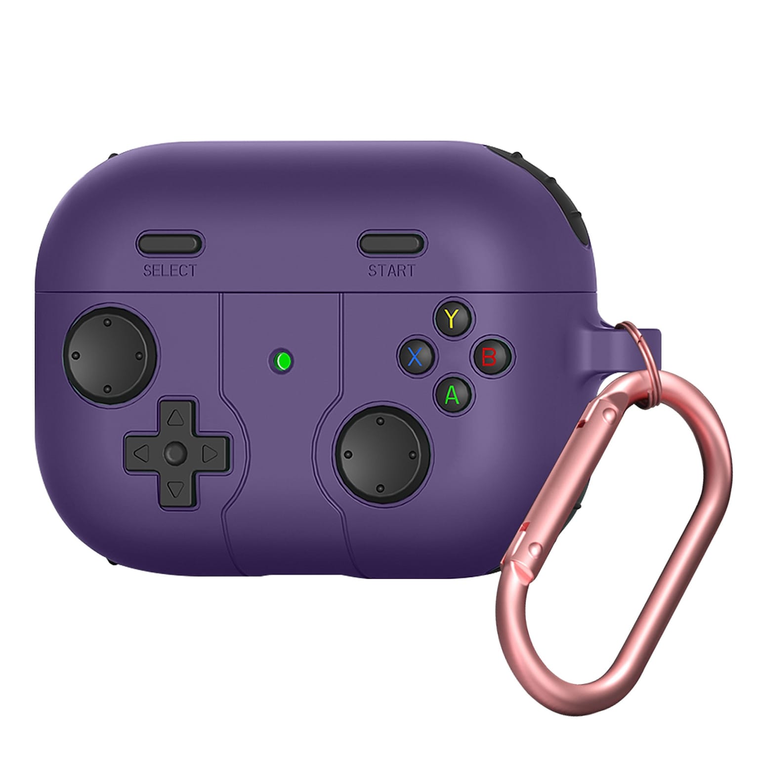 SaharaCase Inspire Series Silicone Case with Premium Clip for Airpods Pro 3, Shock Absorbing, Purple Orchid (HP00227)