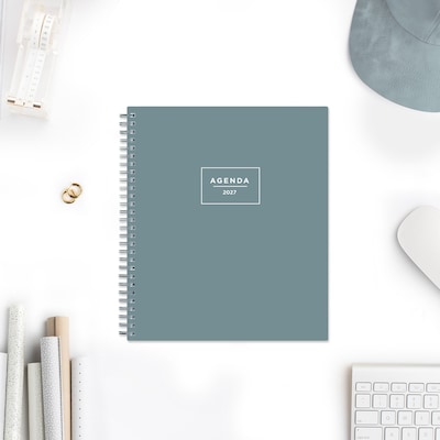 2027 Blue Sky 8" x 10" Monthly Planner, Sea Glass (164013)