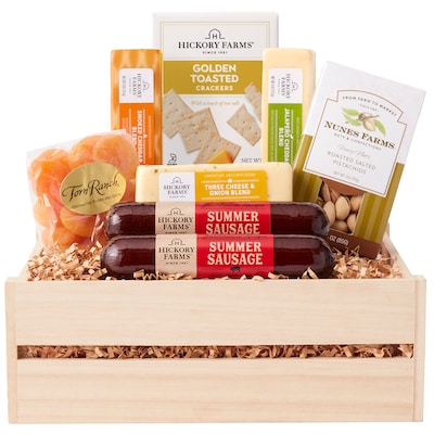 Hickory Farms Meat & Cheese Gift Crate