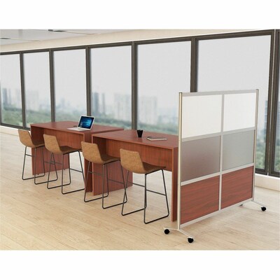 Lorell Adaptable Panel Divider, 24"W x 37"H, Walnut (LLR90276)