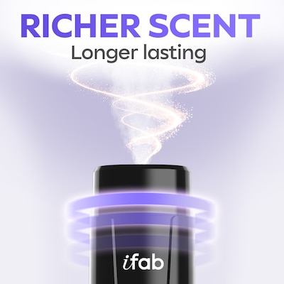 iFab 86L Nebulizing Aromatherapy Essential Oil Diffuser, 4 oz. (ISM86LBK)