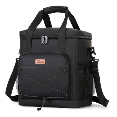 Dukap Dash Polyester Lunch Bag, Black (CDKDAS16BLK)