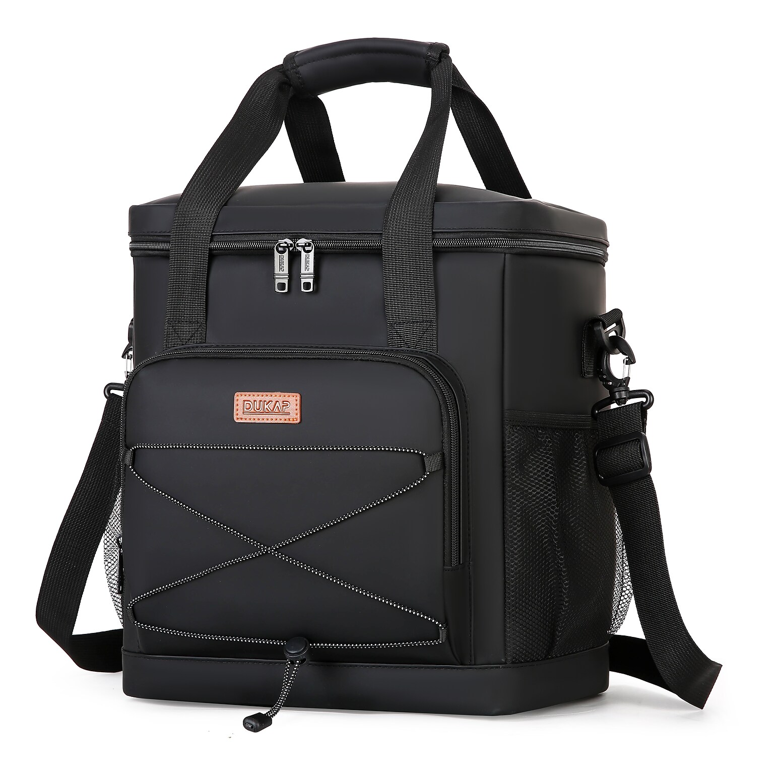 Dukap Dash Polyester Lunch Bag, Black (CDKDAS16BLK)