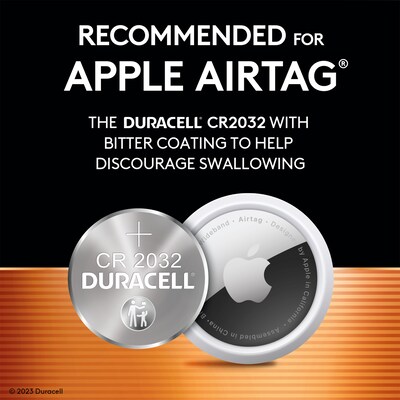 Duracell 2032 Lithium Battery, 2/Pack (DL2032B2PK)