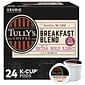 Tully's Breakfast Blend Coffee, Light Roast, 0.40 oz. Keurig® K-Cup® Pods, 24/Box (192719)