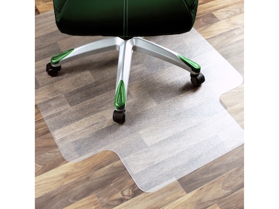 Floortex Advantagemat Plus Hard Floor Chair Mat with Lip, 36" x 48", Clear APET (NCCMFLAS0003)