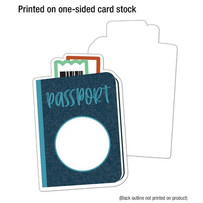 Carson Dellosa Education Let's Explore Passports Cut-Outs, 36/Pack, 3 Packs/Bundle (CD-120633-3)