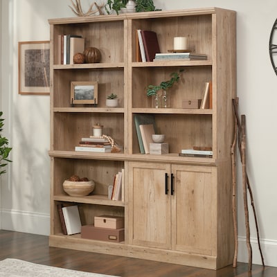 Sauder Aspen Post 71"H 5-Shelf Bookcase, Prime Oak (433959)