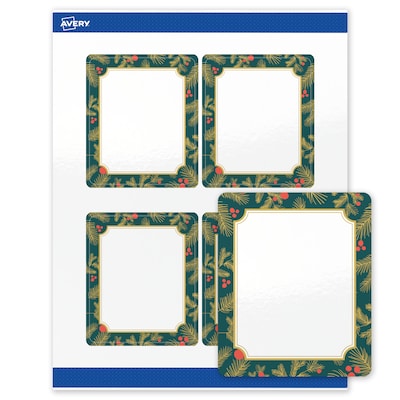 Avery Rectangle Multipurpose Labels, 4 x 3-1/3, White, 40/Pack (19479370490)