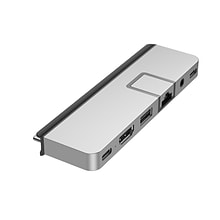 Hyper Products Duo Pro 7-Port USB-C Hub, Silver (HD575-SILVER)