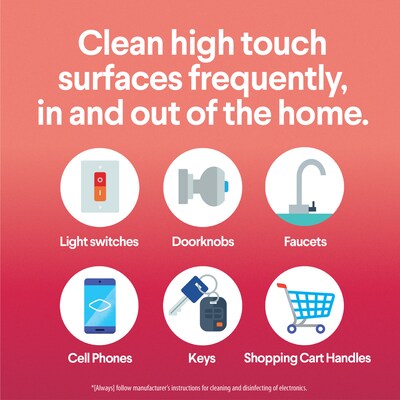 Clorox Scentiva Disinfecting Wipes, Grapefruit & Orange Blossom Scent, 75 Wipes/Container (60036