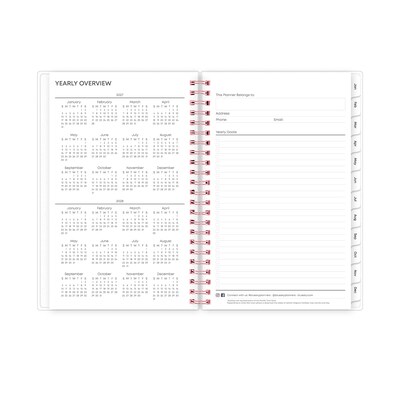 2027 Blue Sky Joselyn 5" x 8" Calendar Year Weekly & Monthly Planner, Plastic Cover (110396-27)