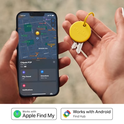 Chipolo POP Bluetooth Tracker, Yellow (RWS.0000002)