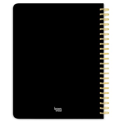 2027 BrownTrout 6.5 x 7.8 Calendar Year Weekly Standard Planner, Black (9798330709311)