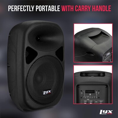LyxPro 8 Inch Portable PA Speaker (LYXSPA8)