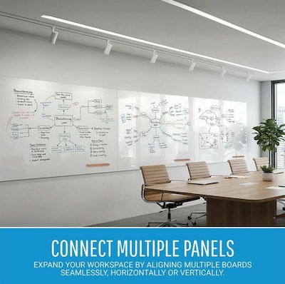 Lorell Loop Whiteboard, 60" x 36" (LLR69670)