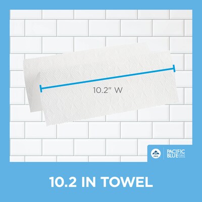 Pacific Blue Ultra BigFold Z Multifold Paper Towels, 1-ply, 220 Sheets/Pack, 10 Packs/Carton (20887)