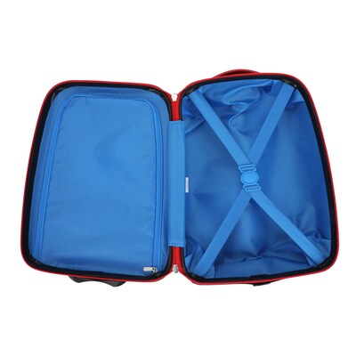 Bioworld 16.5" Hardside Super Mario Brothers Carry-On Suitcase, 2-Wheeled, TSA Checkpoint Friendly, Blue (LRB53N9SMBPP00)