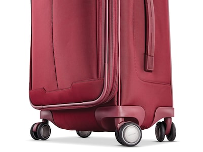 Samsonite Silhouette 17 23 Carry-On Suitcase, 4-Wheeled Spinner, Merlot (139016-2136)