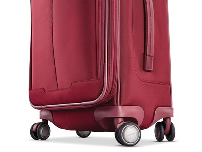 Samsonite Silhouette 17 23 Carry-On Suitcase, 4-Wheeled Spinner, Merlot (139016-2136)