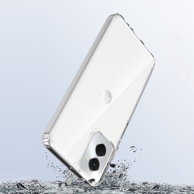 SaharaCase Venture Series Clear Hard Shell Case for Motorola G Power 5G (2024), Clear (CP00561)