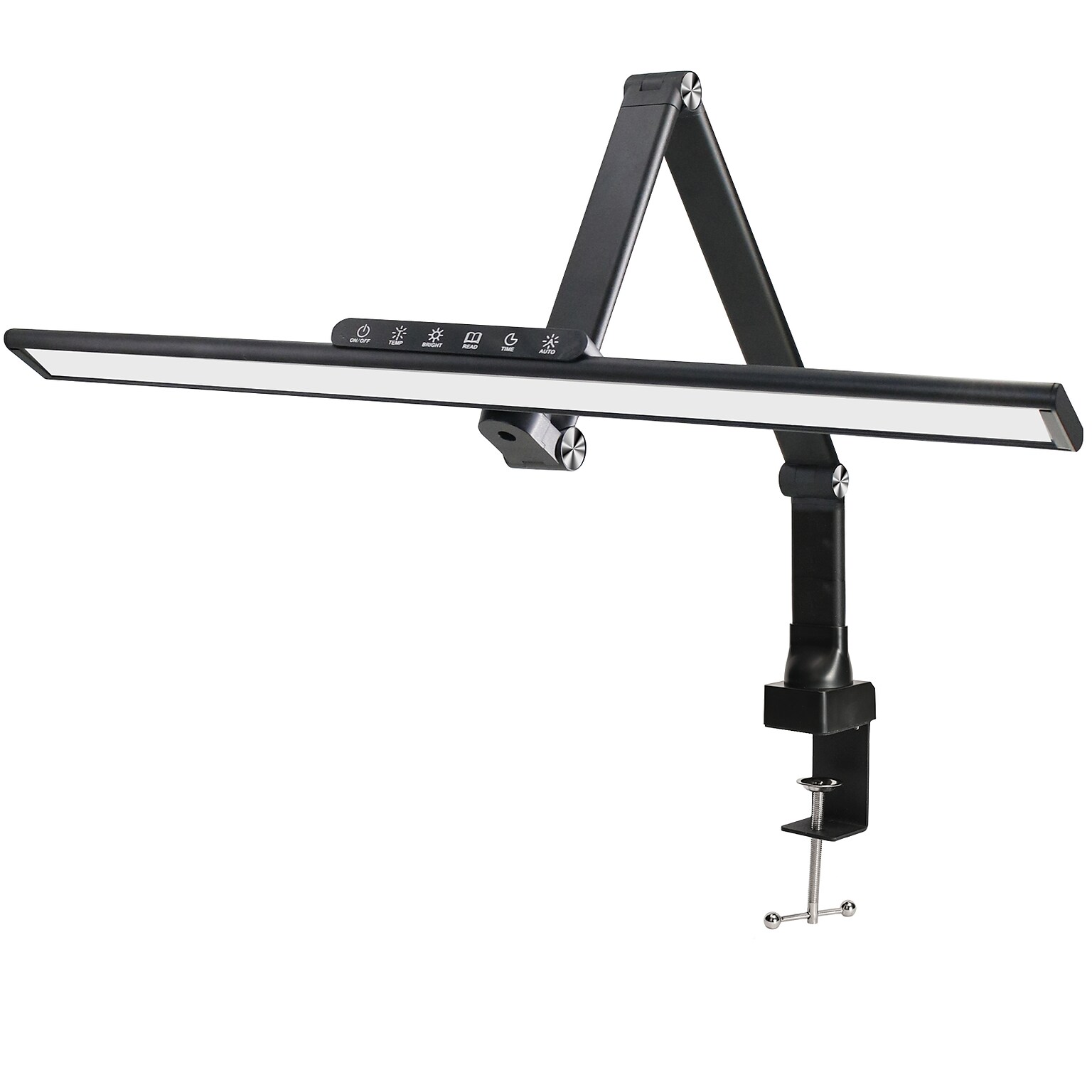 Excello Global Products Wellness Series LED Desk Lamp, 17.5, Black (EGP-DL-18-BLK)