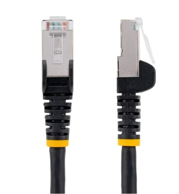StarTech Low Smoke Zero Halogen 10 RJ45 to RJ45 Networking Cable, Male to Male, Black (NLBK-10F-CAT