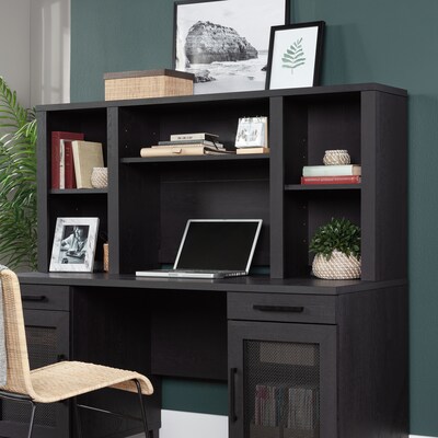 Sauder Tiffin Line 60W Desktop Hutch, Raven Oak (433267)