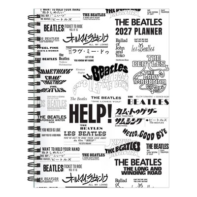 2027 TF Publishing Beatles 6.5 x 8  Weekly & Monthly Standard Planner, Paperboard Cover, Multicolored (27-9226)