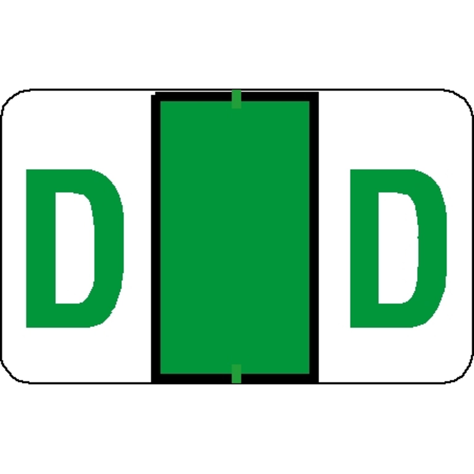 Medical Arts Press Jeter Compatible 5100 Series Alpha Roll Labels, D