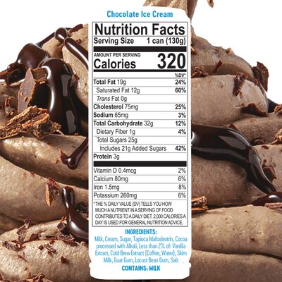 ColdSnap Premium Chocolate Ice Cream Mix, Single Serve Pods, 12 Pods/Pack, COLDSNAP MACHINE REQUIRED (600039)