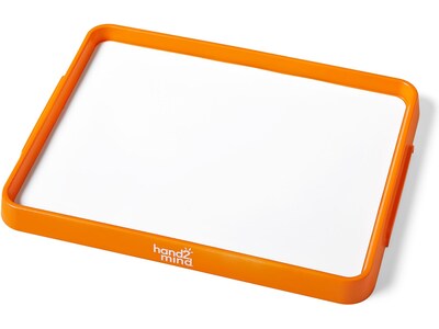 hand2mind Magnetic Activity Tray Dry-Erase Whiteboards, 9.5" x 13", 6/Set (96157)