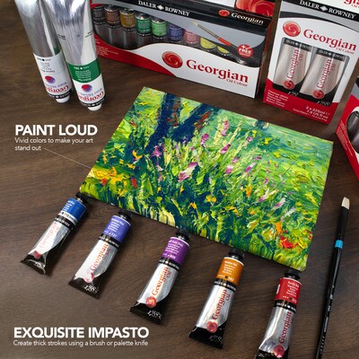 Daler-Rowney Georgian Oil Paint Mixing Set, Assorted Colors, 38ml, 6 Pieces (DRW111900506)