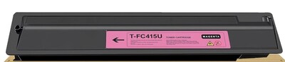 Globe Remanufactured TFC415UM Magenta High Yield Toner Cartridge Replacement for Toshiba T-FC415U-M