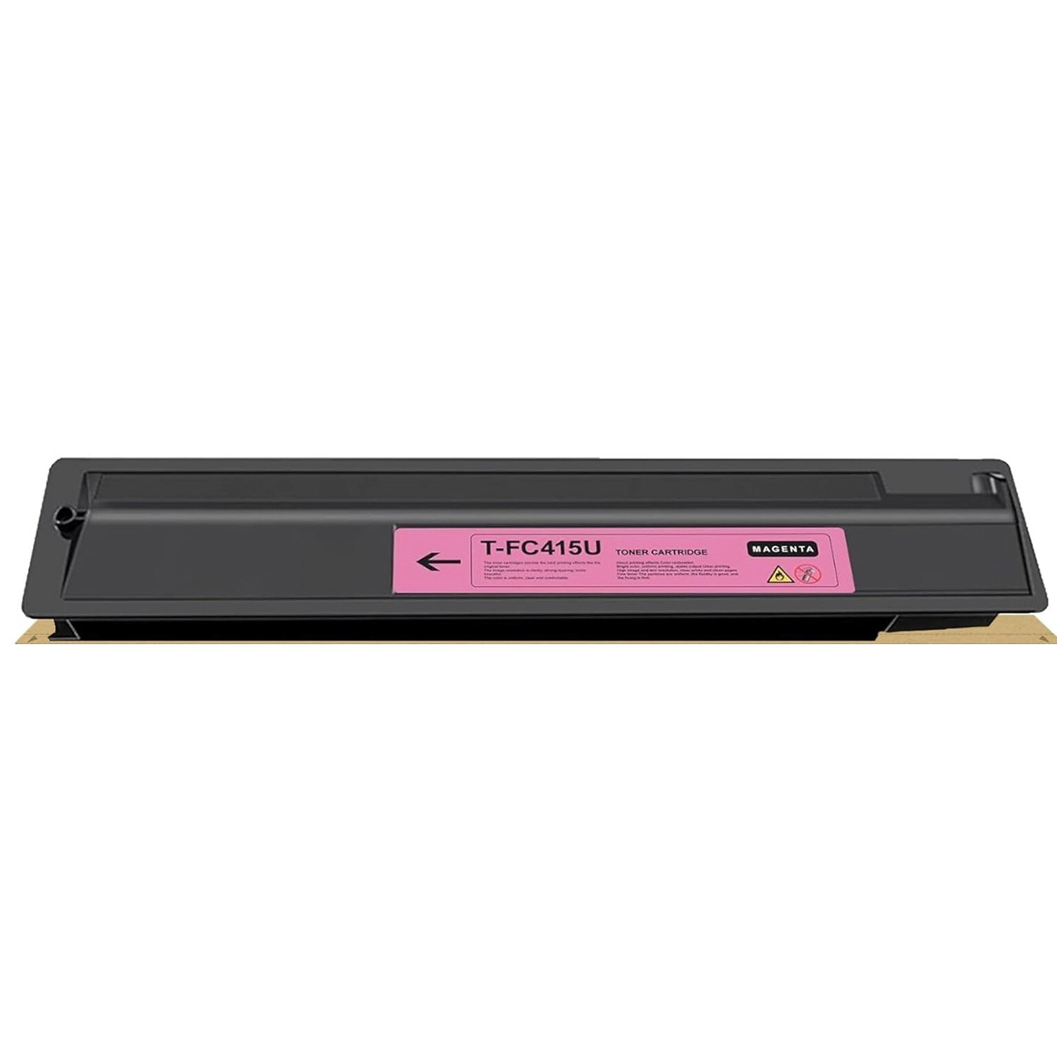Globe Remanufactured TFC415UM Magenta High Yield Toner Cartridge Replacement for Toshiba T-FC415U-M