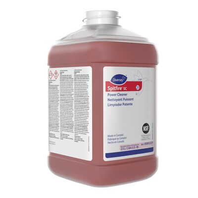 Spitfire SC Multipurpose Cleaner for Diversey J-Fill, Pine, 2.5 L / 2.64 U.S. Qt., 2/Carton (95892221)
